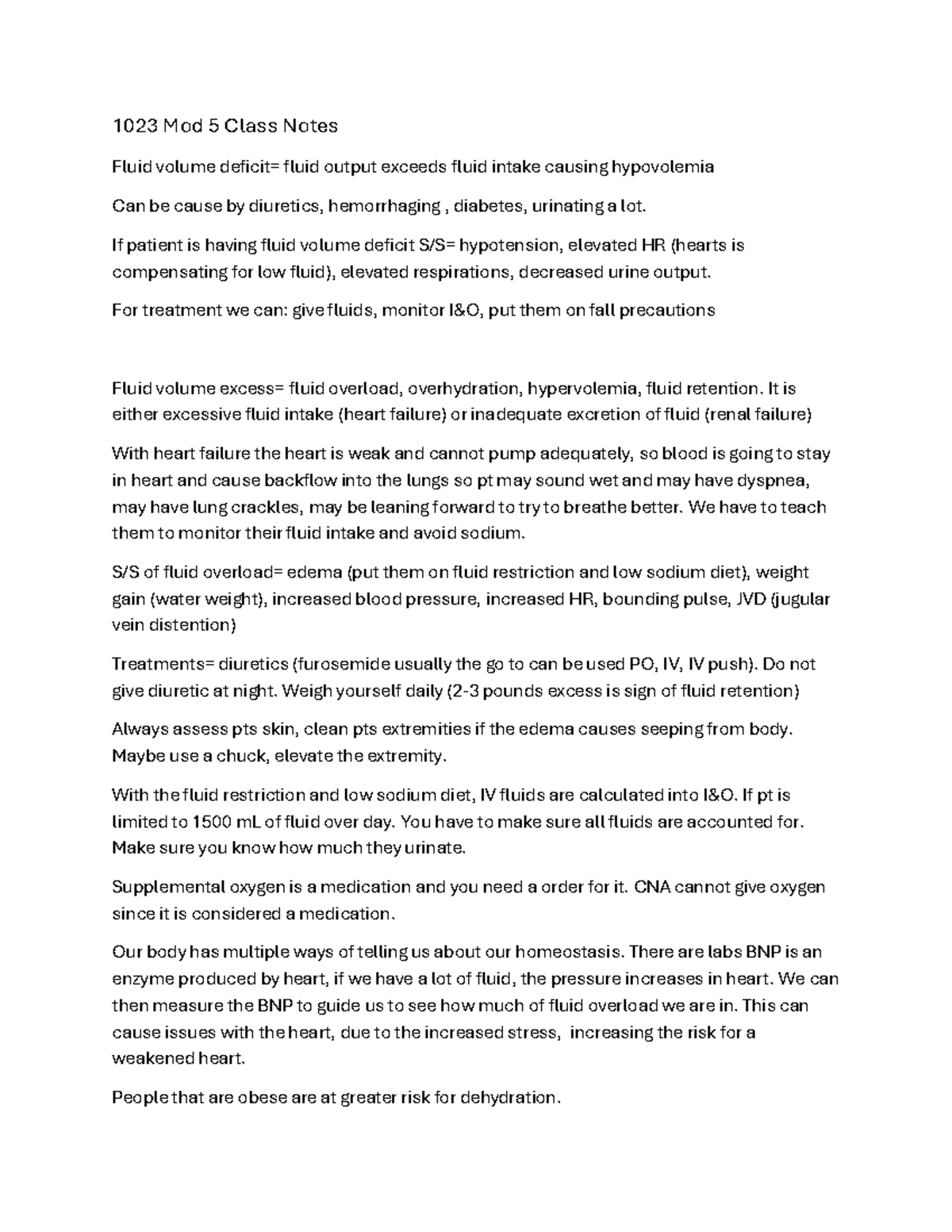 1023C Mod 5 Class Notes - Rundown for Exam 3 - 1023 Mod 5 Class Notes ...
