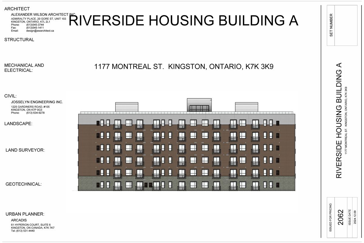 RIVERSIDE HOUSING BUILDING A & B SET - 1177 MONTREAL ST. - Studocu