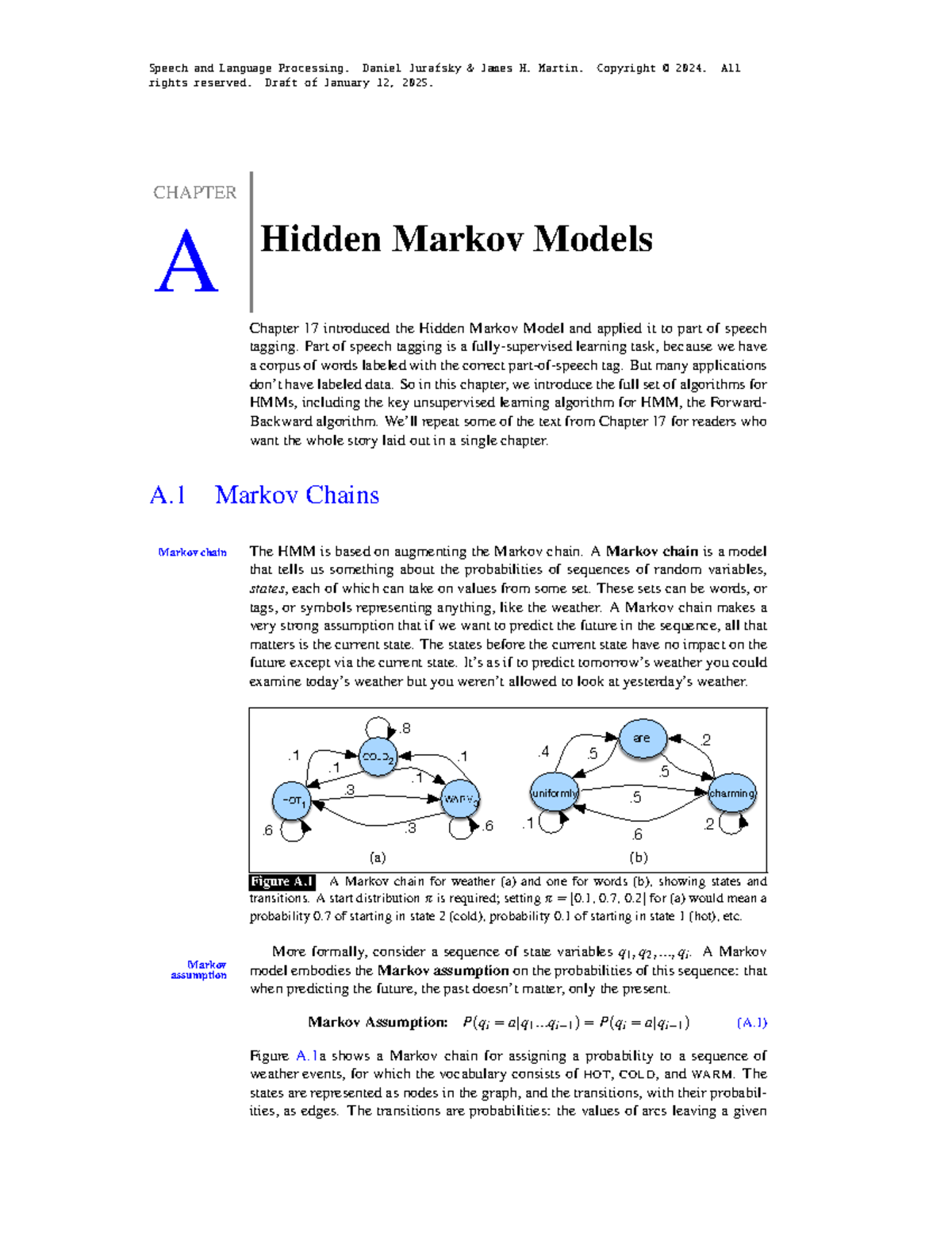 Hidden Markov Model Notes - Lecture on HMMs for NLP Applications - Studocu
