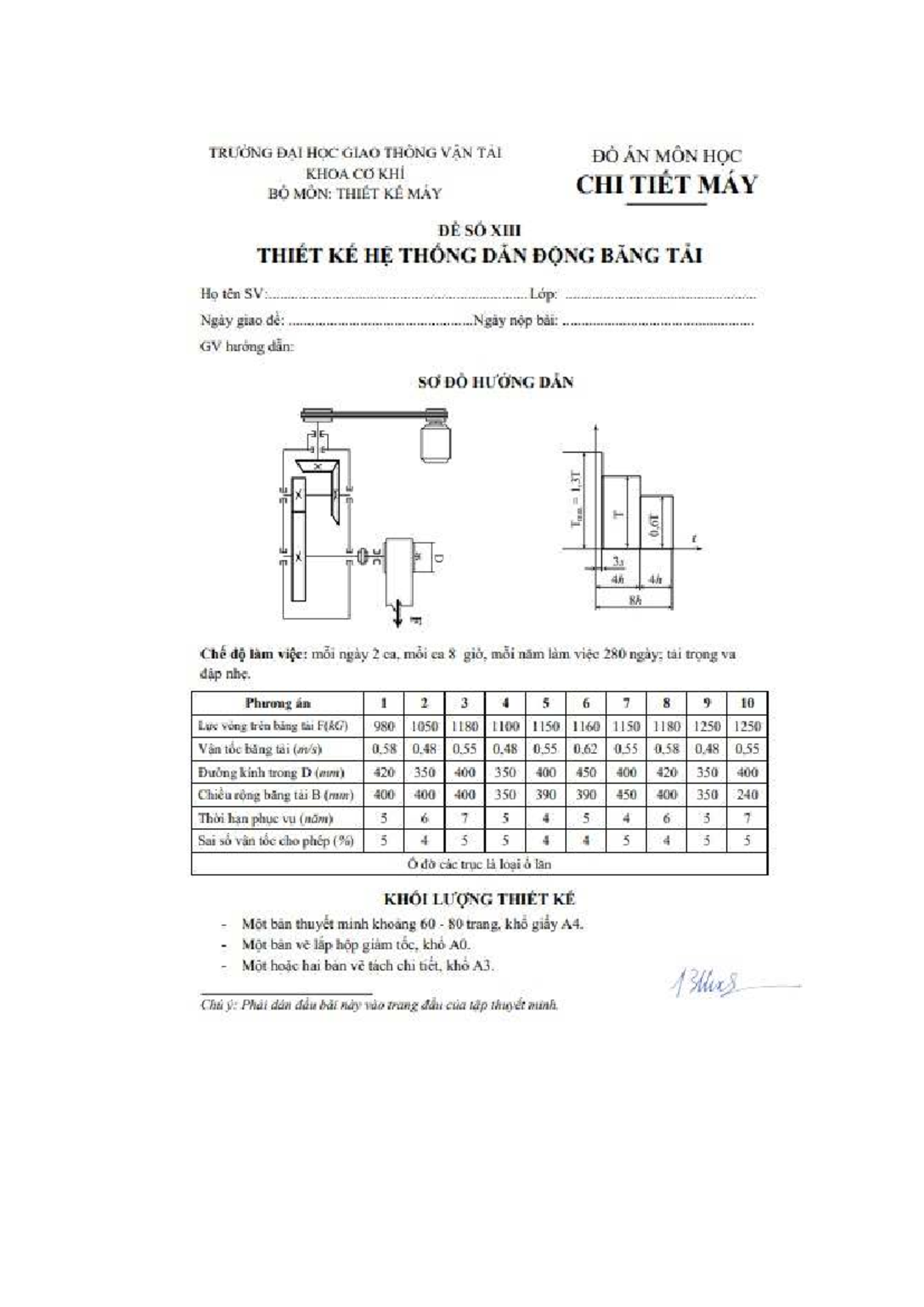 Đồ án Chi tiết Máy: Tính Toán Thiết Kế Hệ Dẫn Động Cơ Khí GIAO THÔNG BỘ MÔN - Document Preview