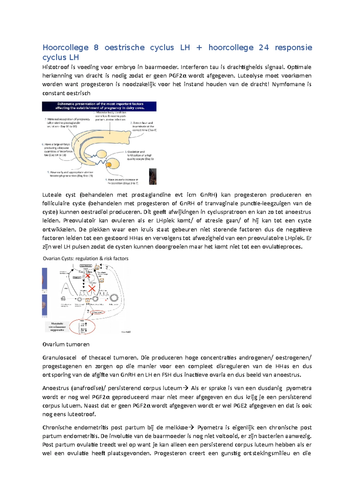 Hoorcolleges VP: Ontwikkeling Mannelijk Geslachtsapparaat en Gonaden -  Studeersnel