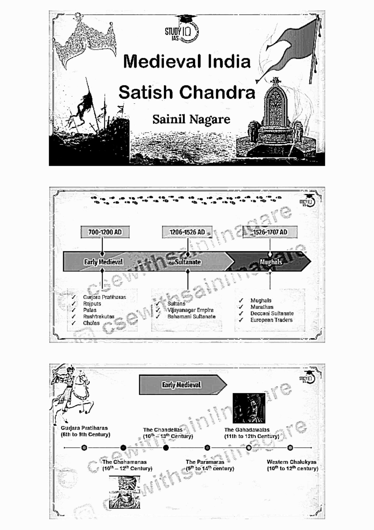 PPT Lecture 1: Overview of Medieval India by Satish Chandra - Studocu