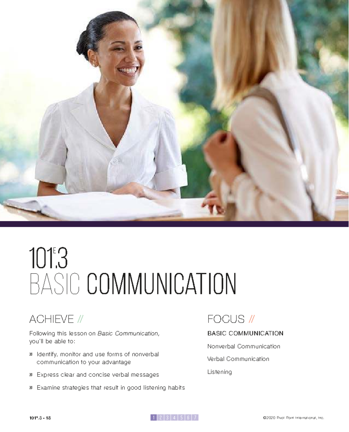 101E.3 Basic Communication Smart Notes: Key Concepts & Strategies - Studocu