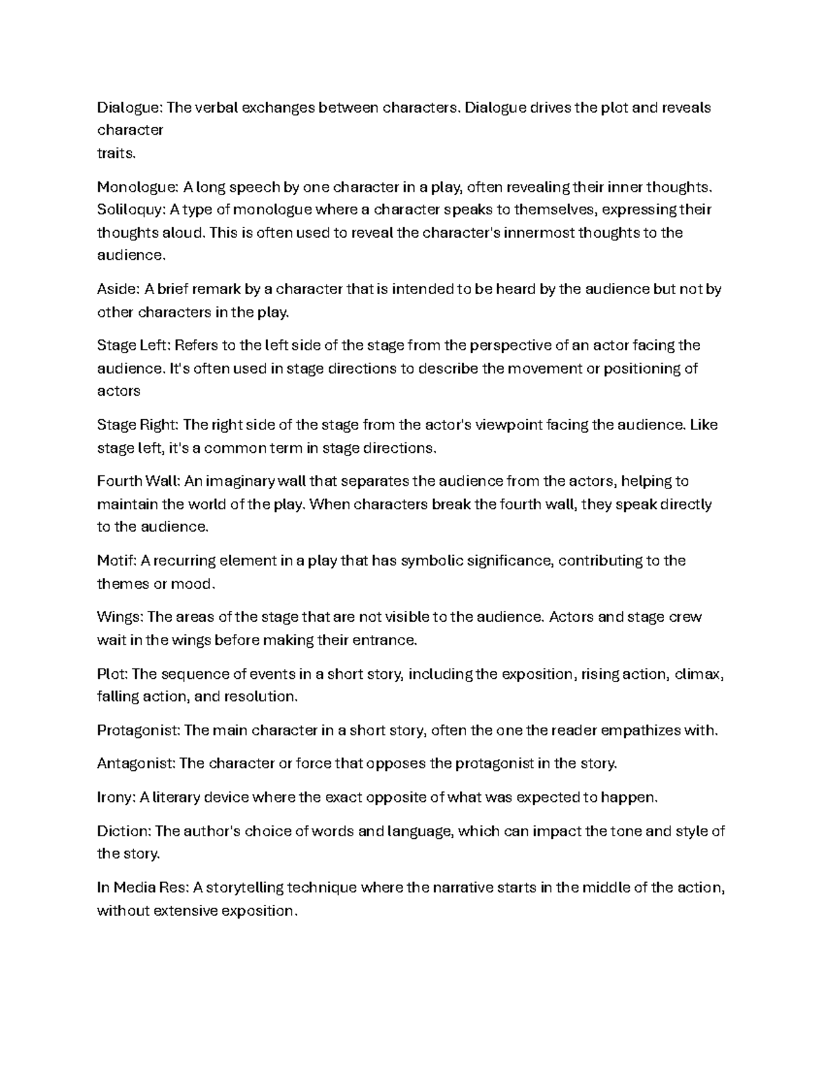 Themes and Character Analysis in Selected Short Stories (ENG 101) - Studocu