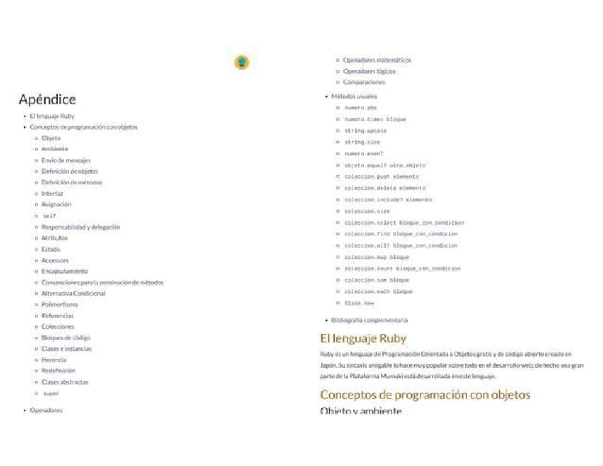 Lección 1-7: Programación Orientada a Objetos en Ruby (Ru) - Studocu