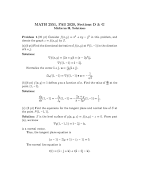 Pr1 - Practice Tests - MATH 2551, Fall 2020 Practice Exam 1, 12–14 ...