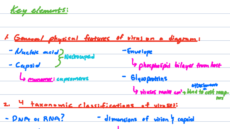 Viruses 2: Key Features, Classifications, and Transmission Routes - Studocu