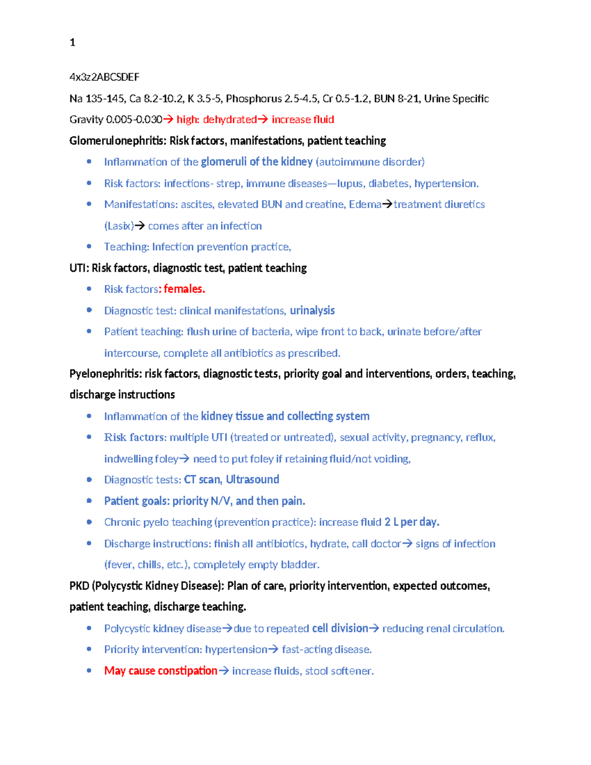 Med Surge II Exam 2 Review Notes: Key Concepts & Patient Care - Studocu