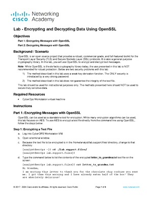 Tabarina 5 Lab: Hashing, Encrypting & Decrypting Data with OpenSSL ...