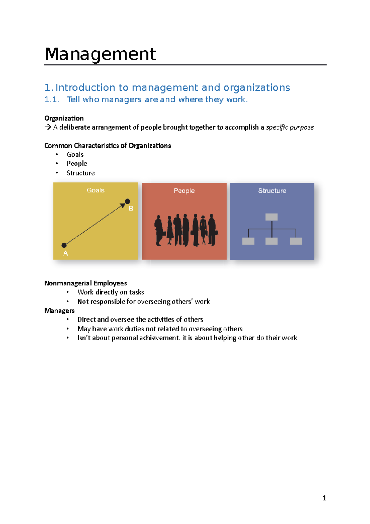 Summary of Management Concepts and Principles (MGT101) - Studocu