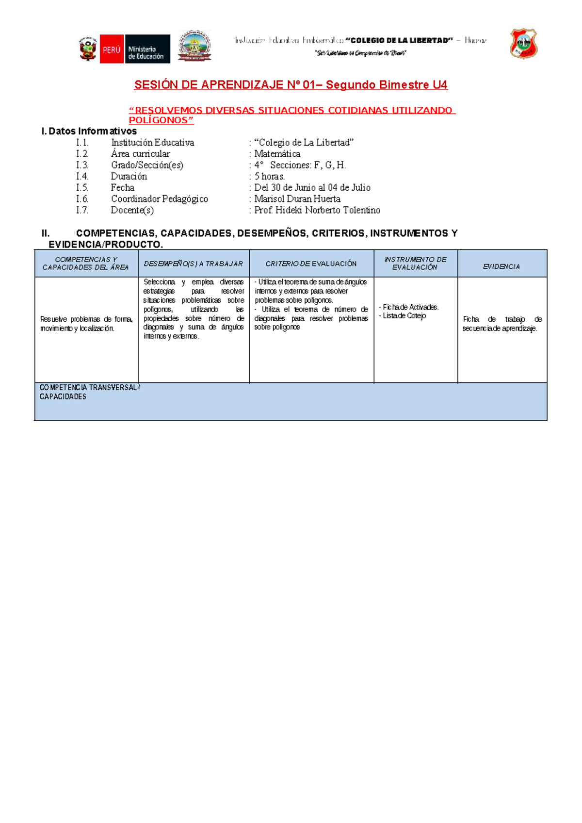 Informe sobre el Teorema de Cardano-Vieta - Matemáticas I 2023-I - Studocu