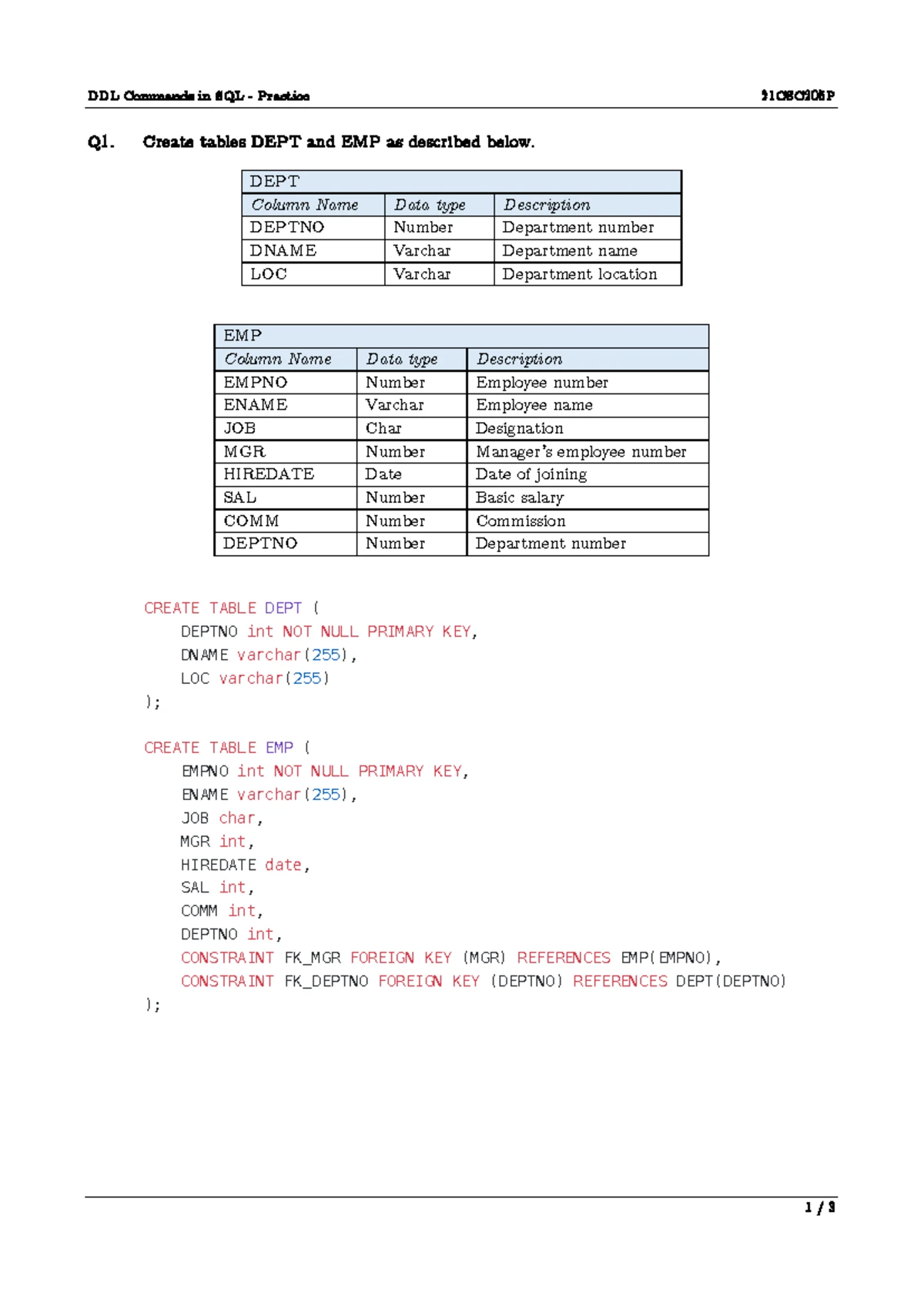 SQL Queries for Comp. Sci. Courses (Silberschatz_A_databases_6th_ed ...
