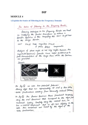 DIP M5 - Digital Image Processing Degradation and Restoration Notes ...