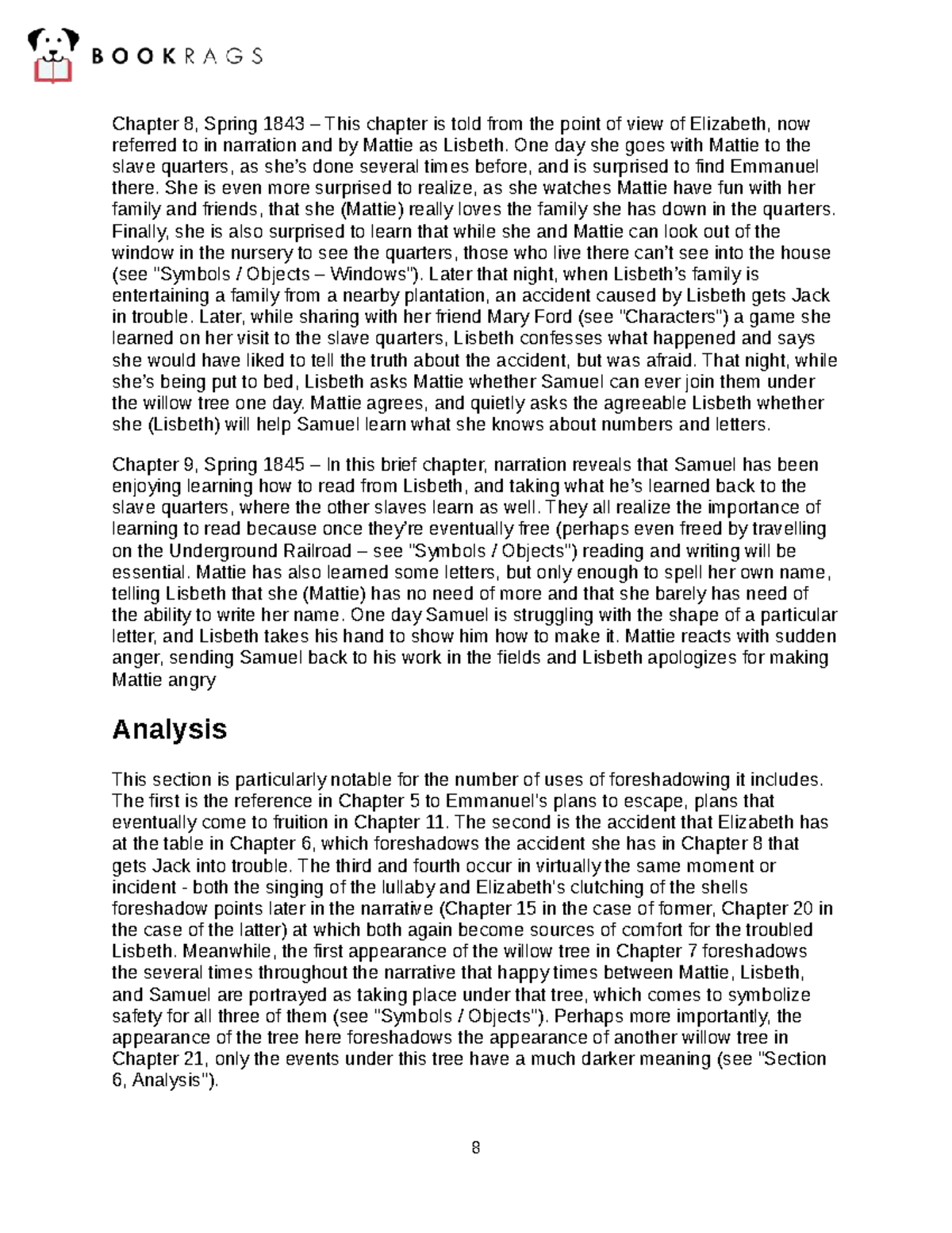Chapter 8 and 9 analysis of yellow crocus (course code: YCS 8) - Studocu