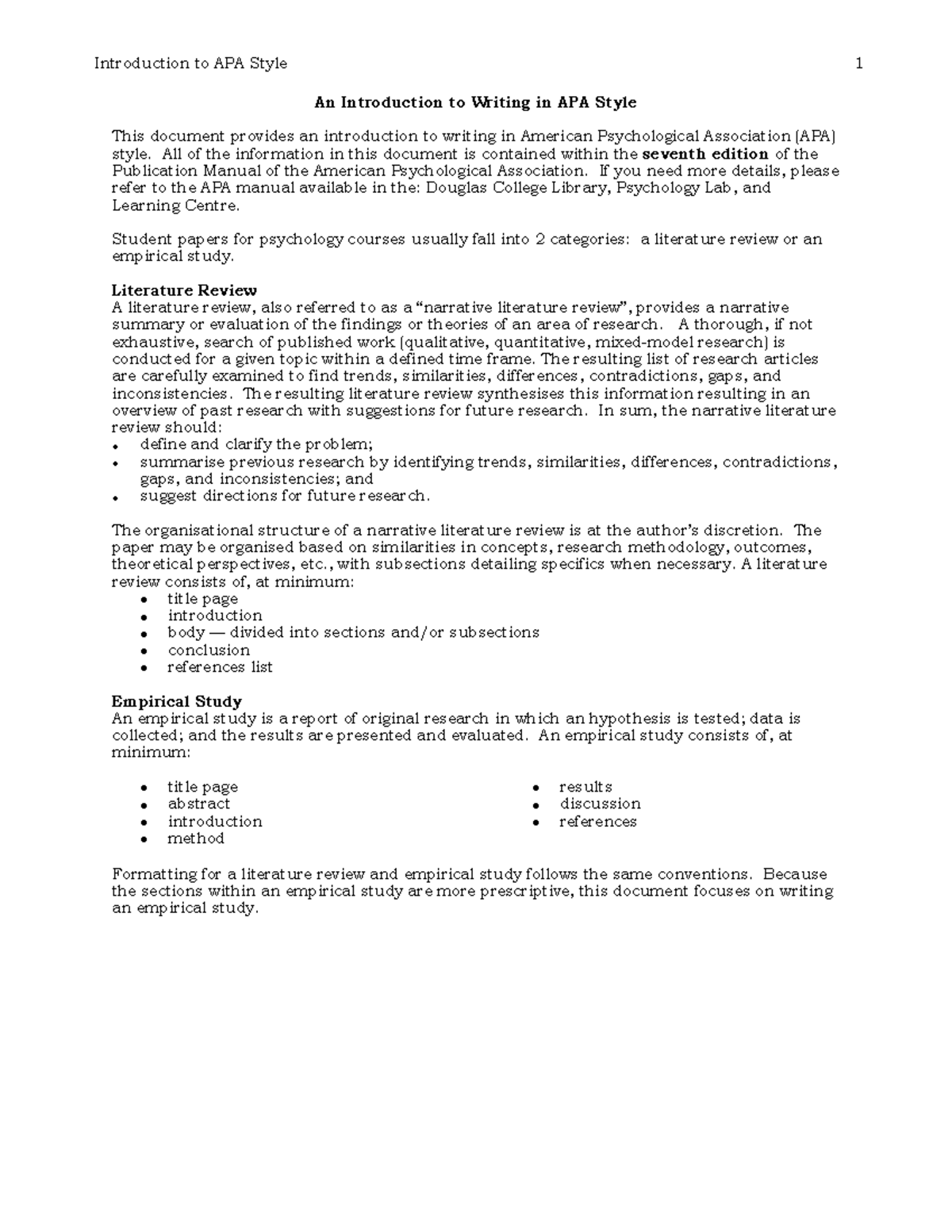 APA Style 7th Edition: Essential Guidelines for Writing Papers - Studocu