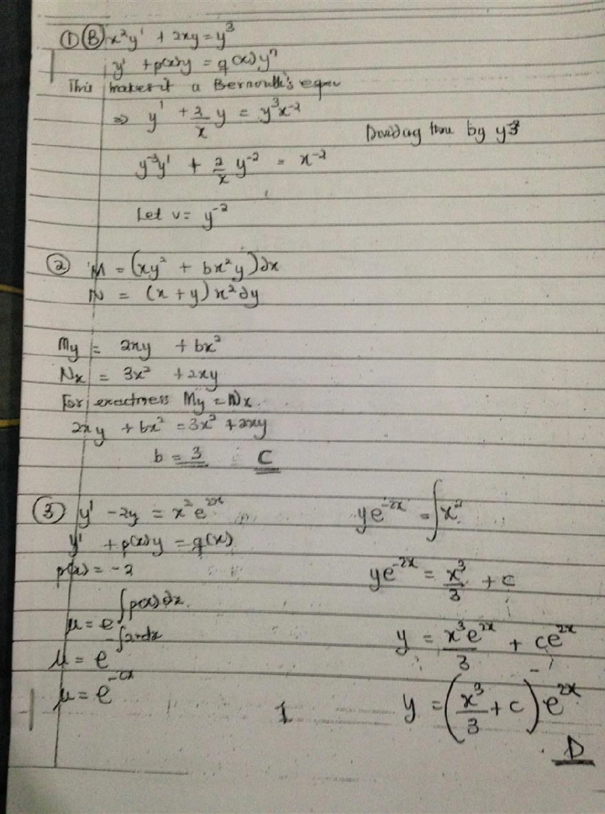 2nd order differential equations exam questions 24 240419 032549 - 2 nd ...