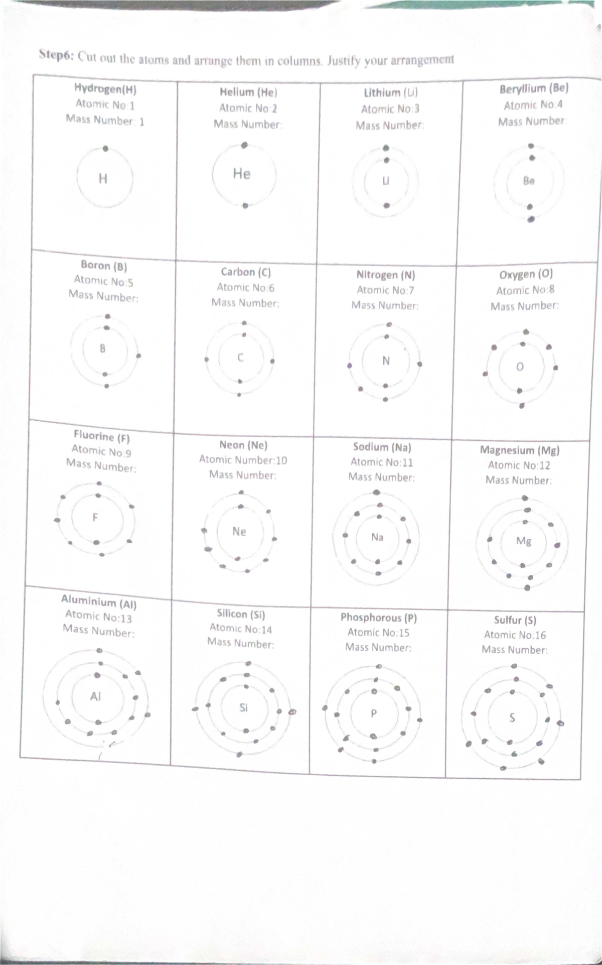 Electronic Configuration Worksheet: Understanding Atomic Structure and ...