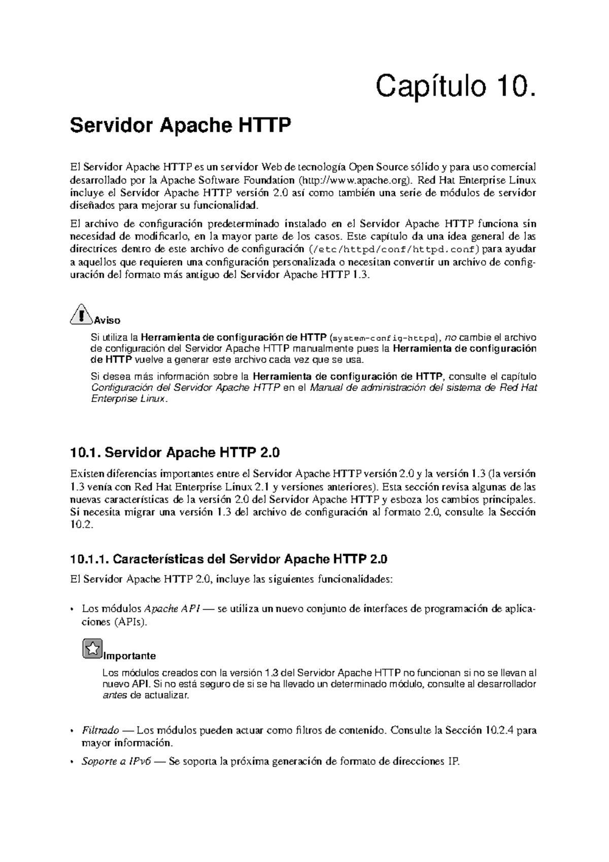 Capítulo 10: Servidor Apache HTTP en RHEL (Version 2) - Studocu
