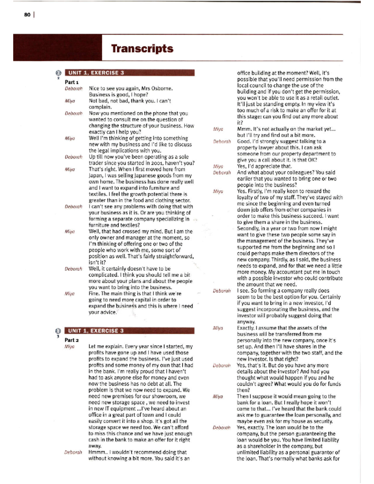English for Legal Professionals-Transcripts - english - Studocu