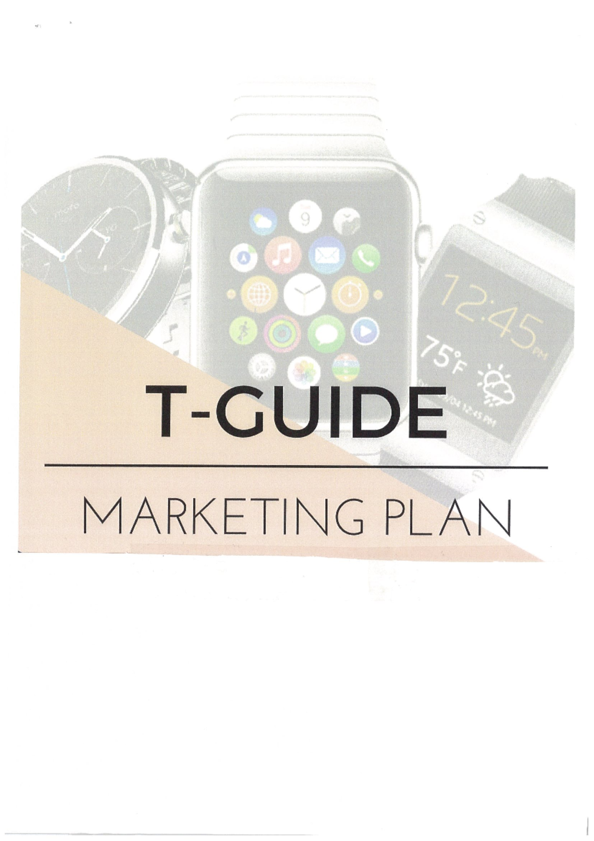 Marketing Plan Example 2 - 024108 - Studocu