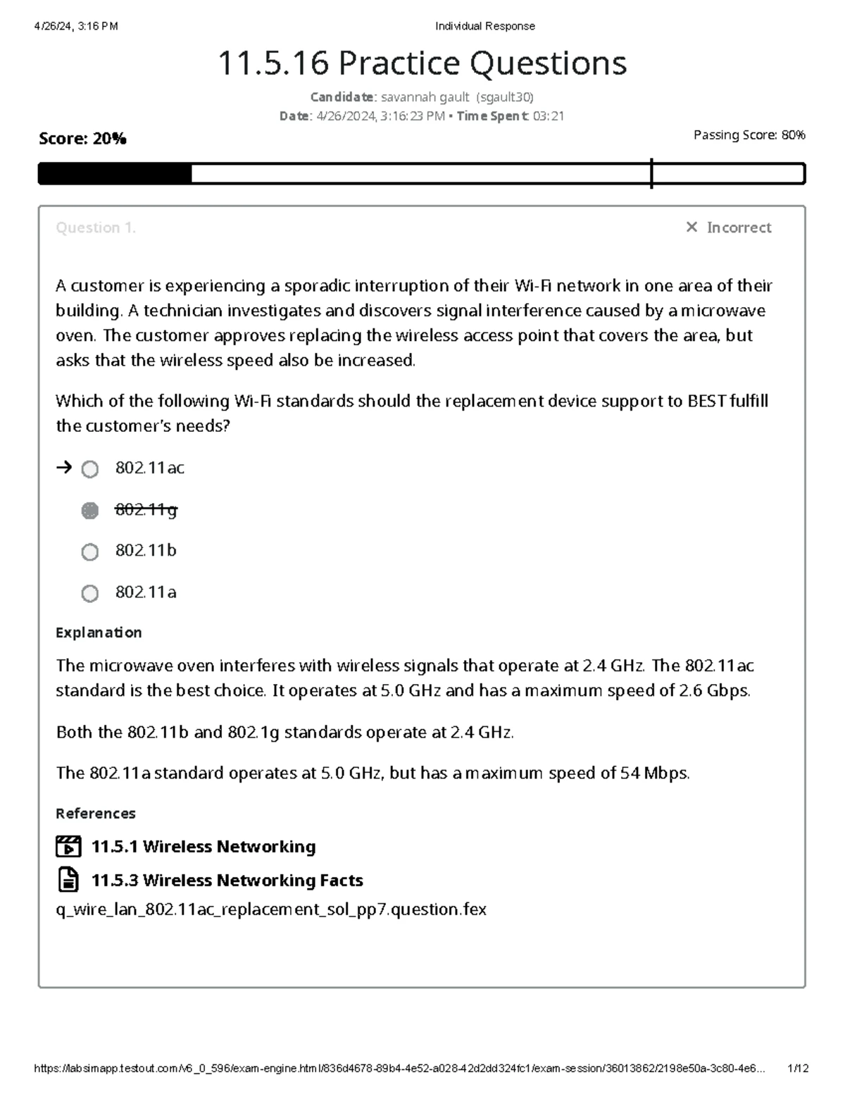 CompTIA Learning 5.9.6 Practice Questions & Solutions - Studocu