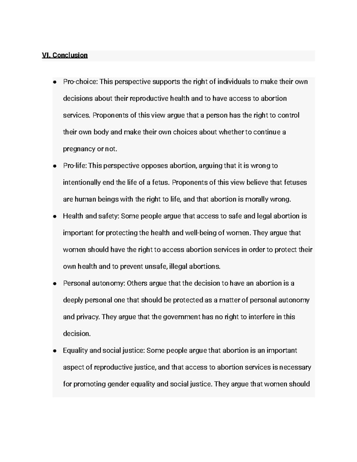 A4 - Notes on Pro-Choice vs Pro-Life in Developmental Psychology - Studocu