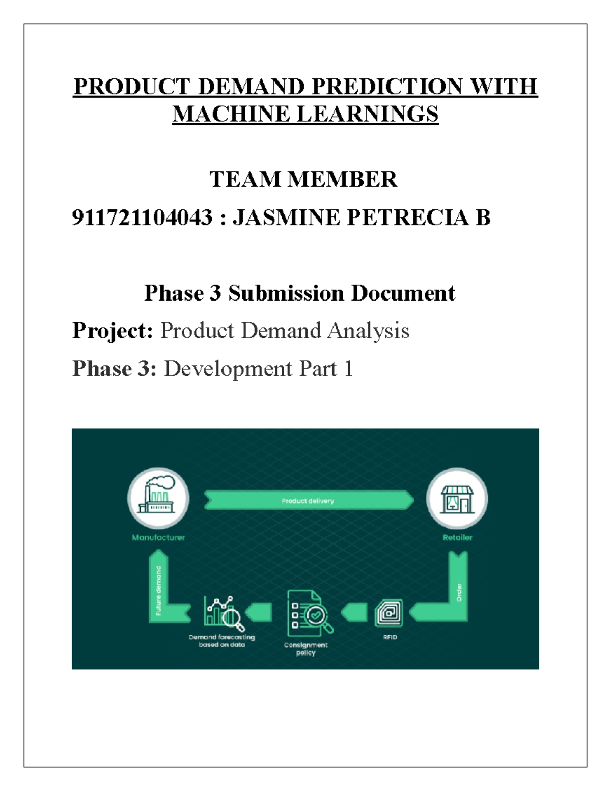 Product Demand Prediction Using Machine Learning - Phase 3 C - Studocu