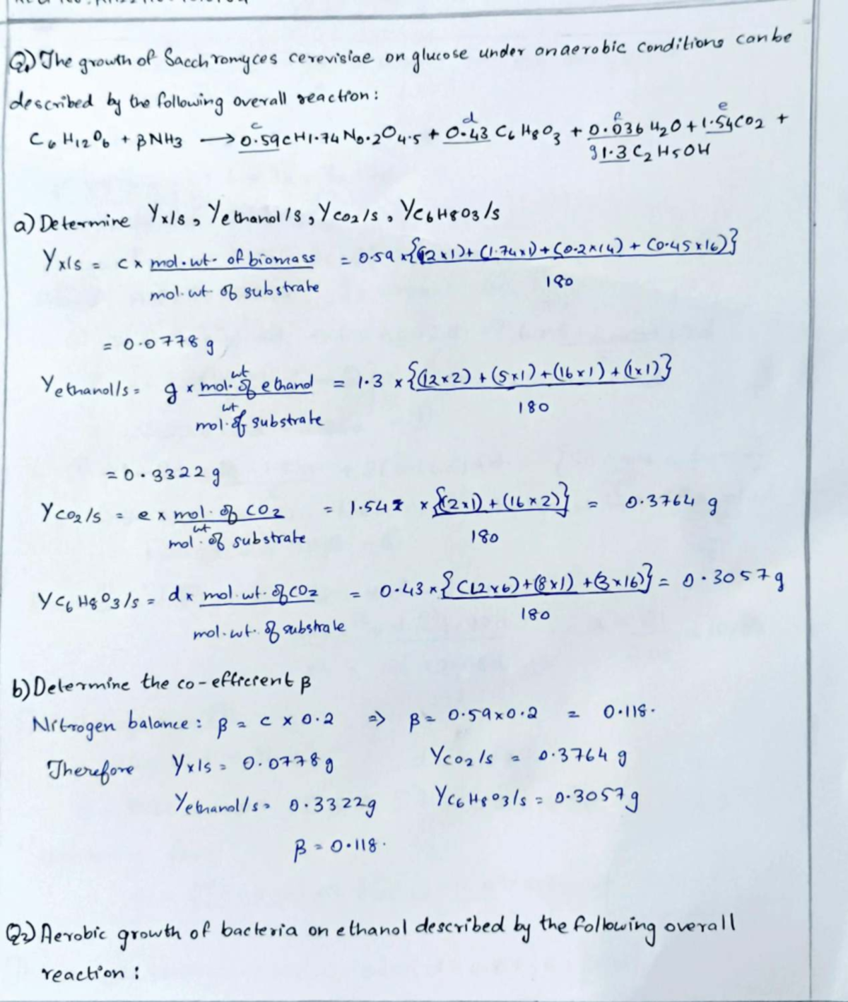 Stoichiometry Problems and Solutions for UNIT IV - CHEM 101 - Studocu