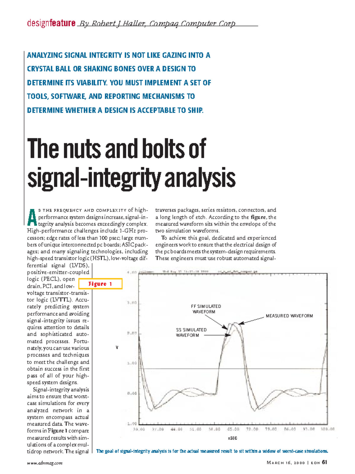 Signal Integrity Analysis: Techniques and Best Practices by Haller R ...
