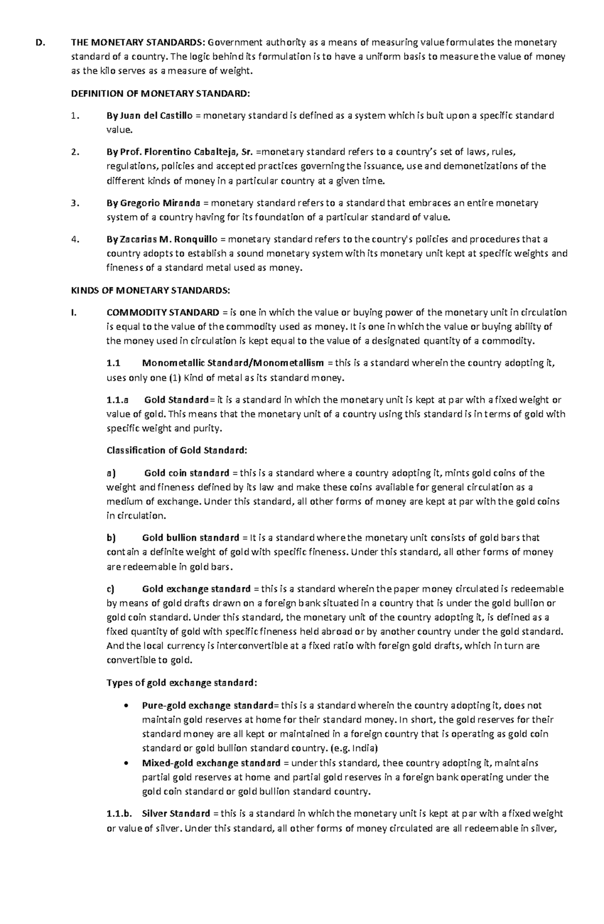 1.3-Basic Finance - Understanding Monetary Standards and Gold Exchange ...