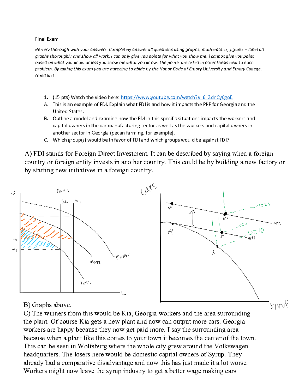 Final Exam ECO 101 Spring 2021 Version A - Economic Analysis Insights ...