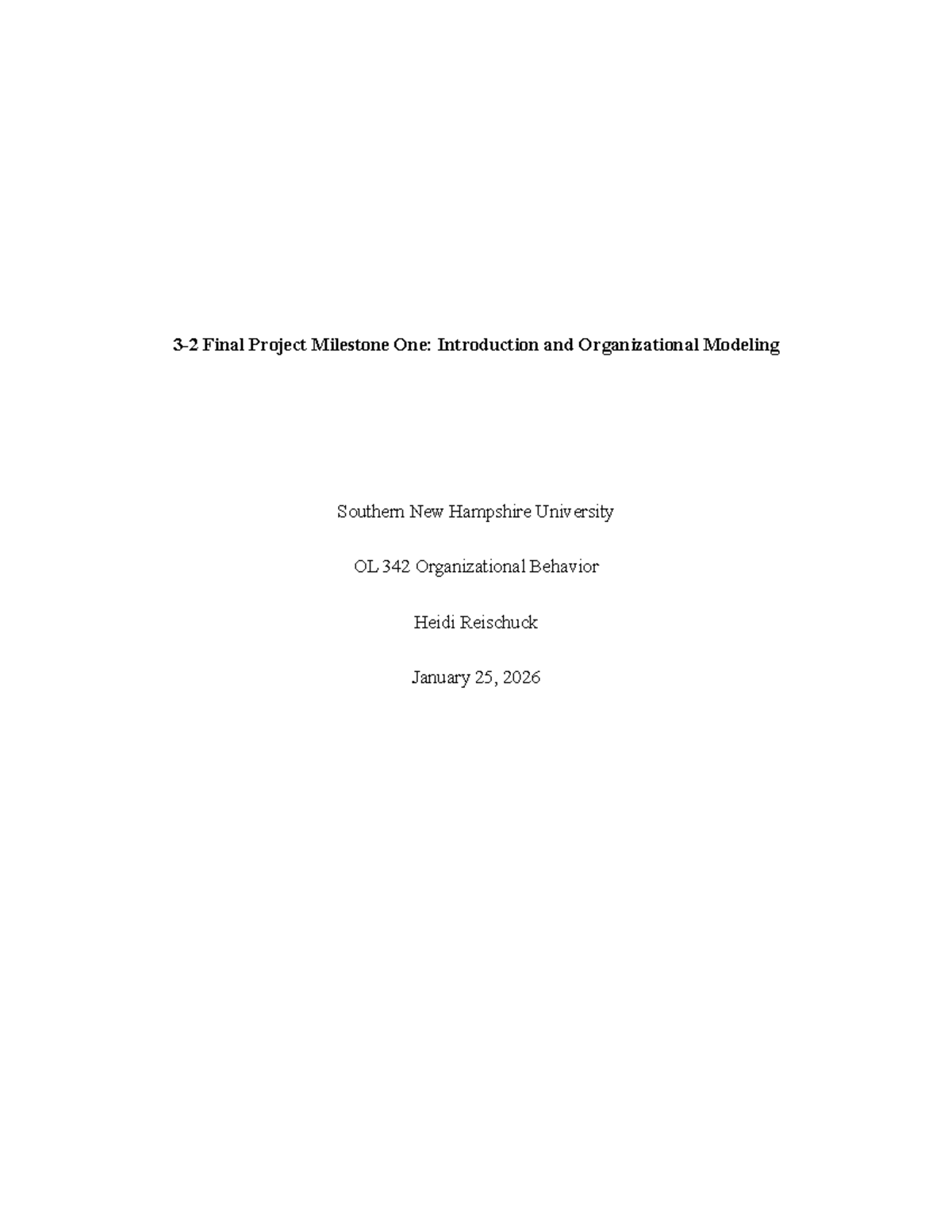OL 342 Final Project Milestone 1: GM Culture Crisis Analysis - Studocu