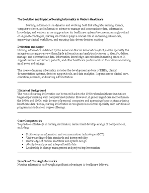NURS 101: Comprehensive Nursing Health Story Assessment Guide - Studocu