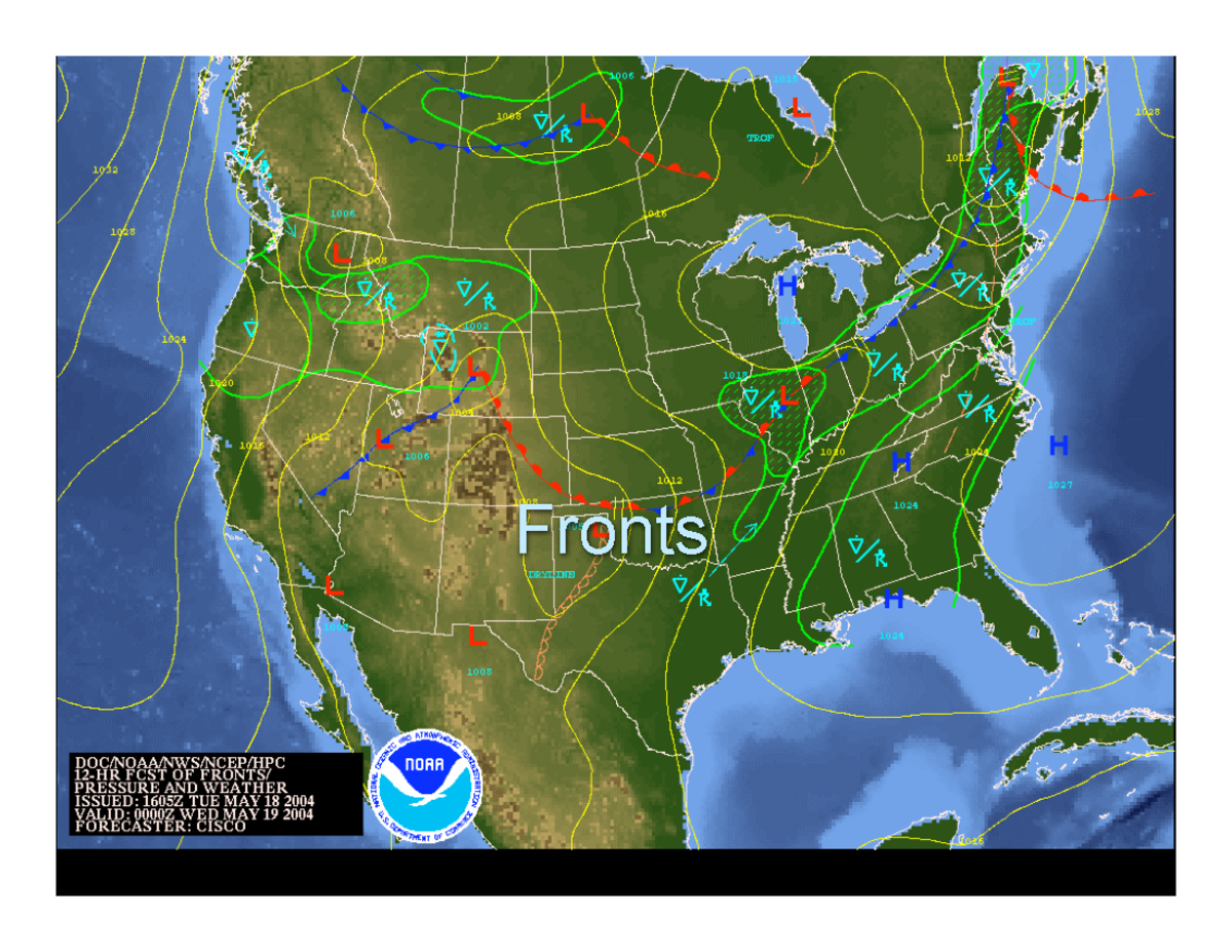 Understanding Weather Fronts: Types & Characteristics (Course Code ...