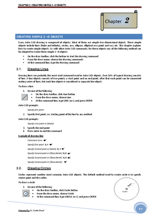 1 Getting started with CAD 1 - 1 CHAPTER 1: GETTING STARTED WITH AUTO ...
