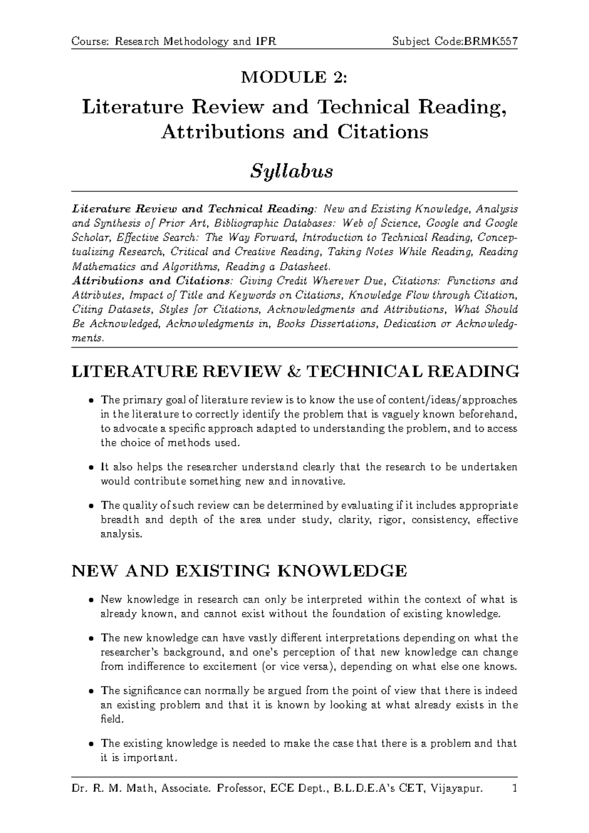 BRMK557: Literature Review & Technical Reading Notes - Studocu