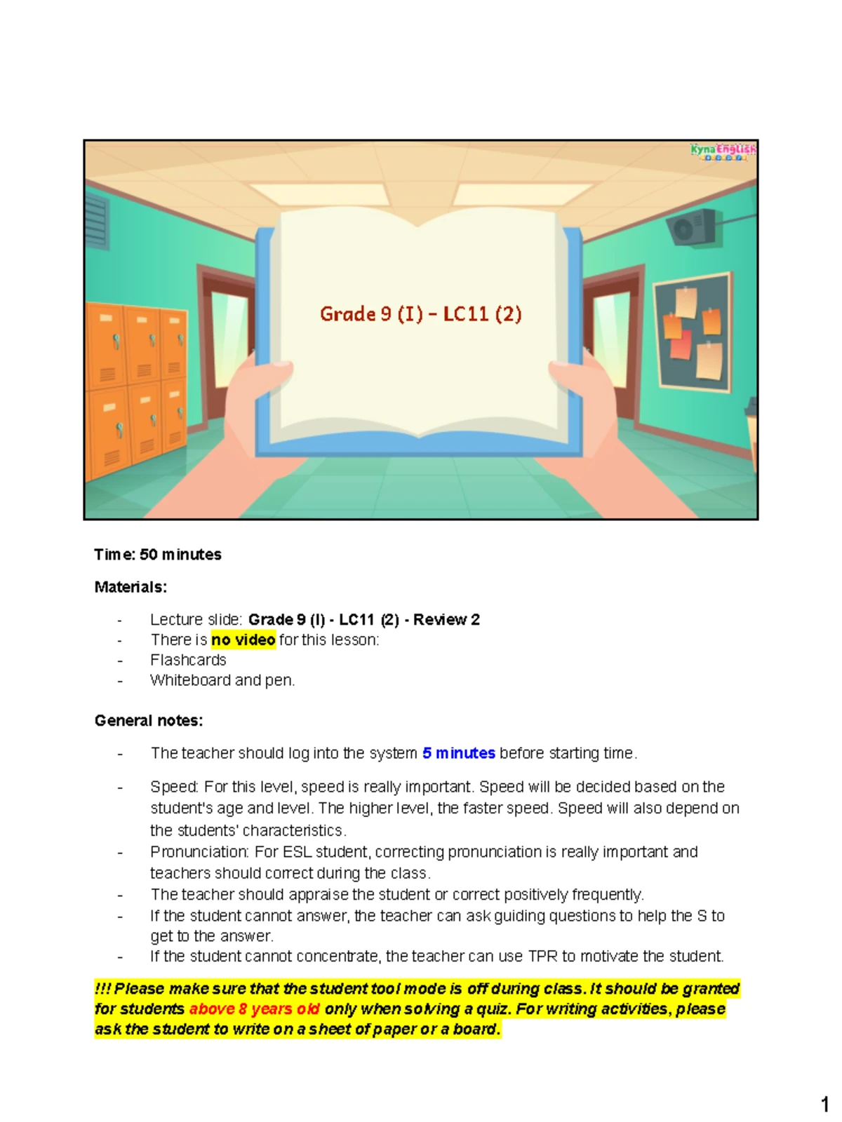 21h 14-8 - Lesson Plan: Teaching "Would You Like..." with TPR - Studocu
