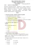 CS3251 Programming in C Final Exam Question Bank