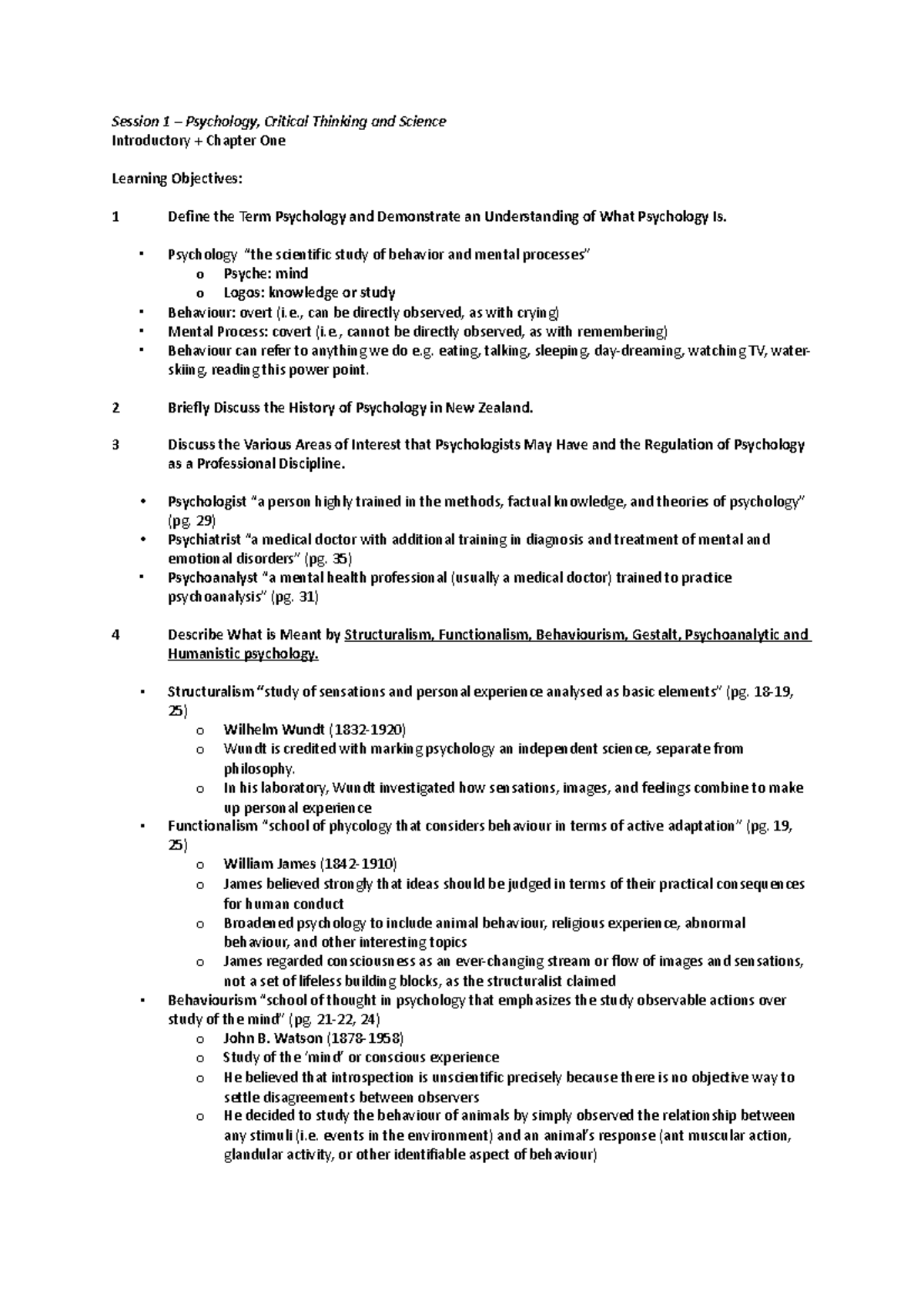 Psychology and Health Psychology - Chapter 1 Overview and Key Concepts ...