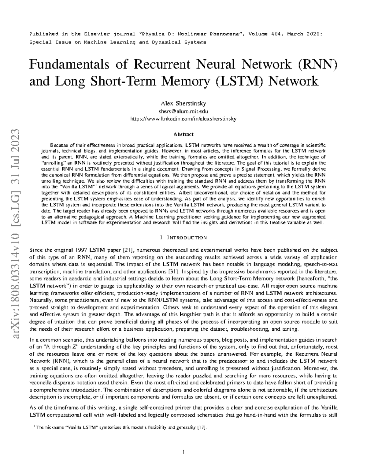 RNN and LSTM Fundamentals: A Comprehensive Guide for ML Practitioners ...
