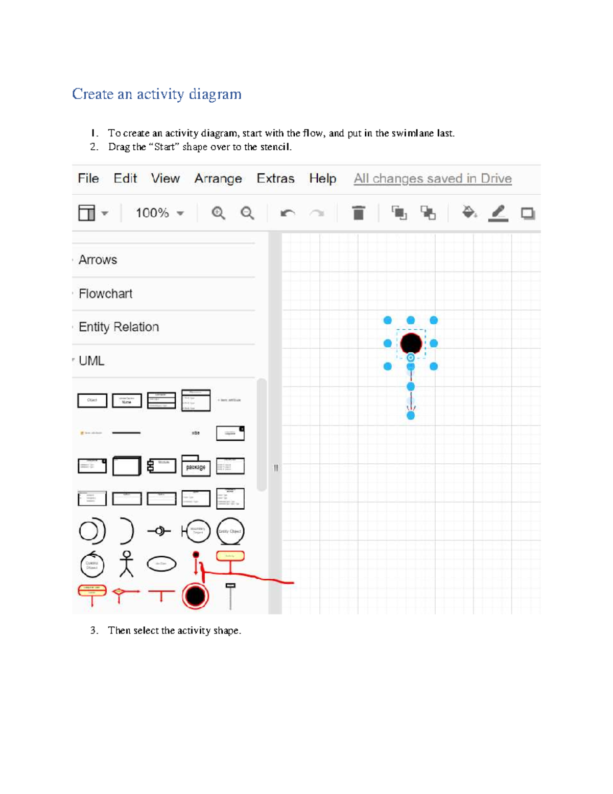 Draw.io Tutorial 3: Creating an Activity Diagram - Studocu