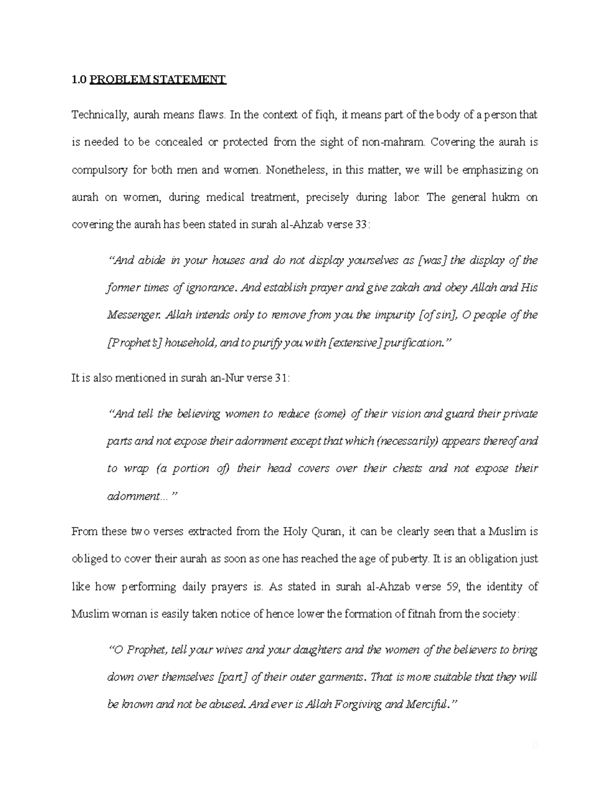 Copy of ILM Written Submission - 1 PROBLEM STATEMENT Technically, aurah ...