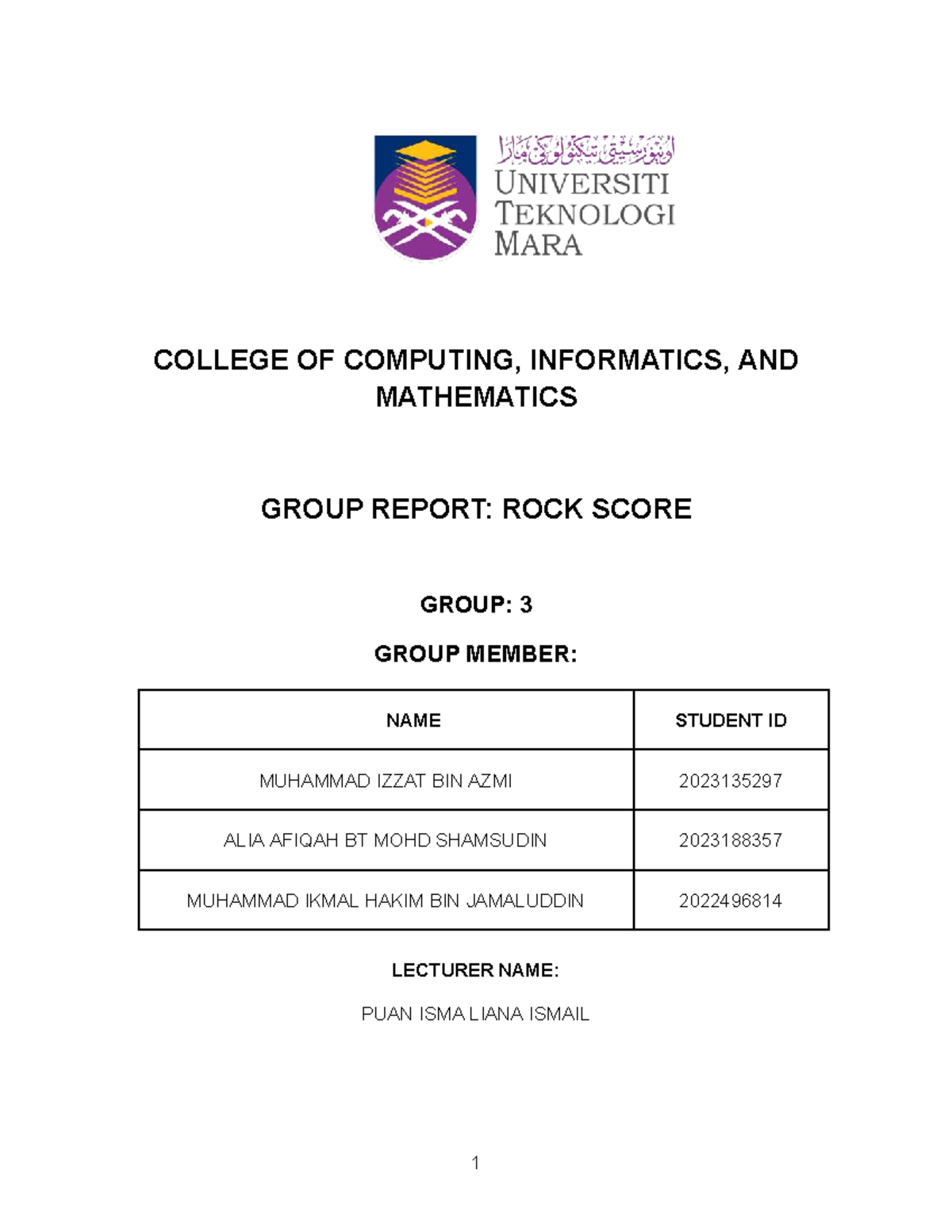 STA150 Group Project: Probability Analysis of Rock Score Experiment ...