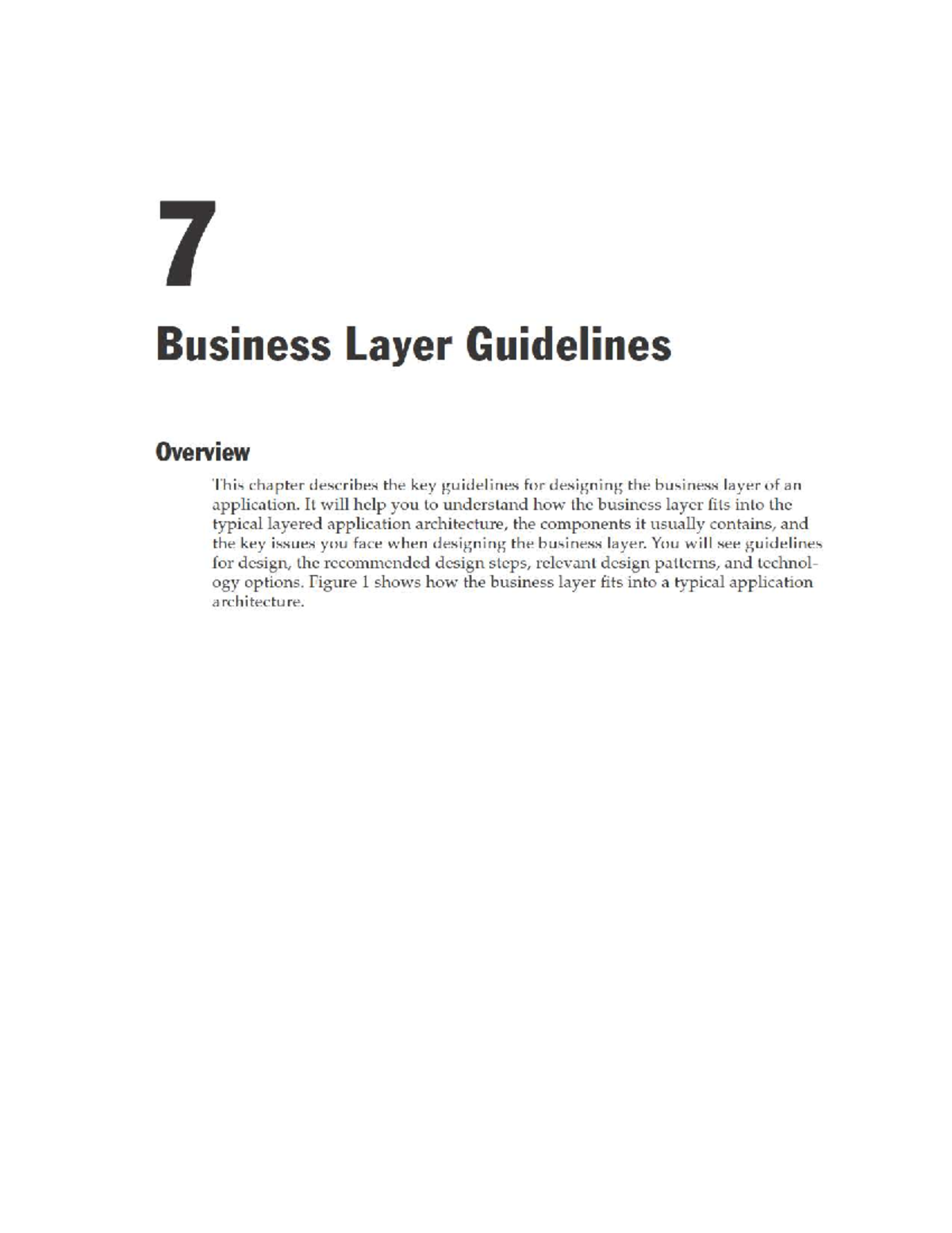 NET Application Architecture Guide, 2nd Edition - 7 Business Layer ...