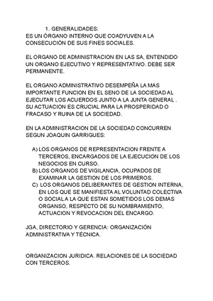 Organos - Junta - Lima, [] De [] De []. Señores []. [], Departamento De ...