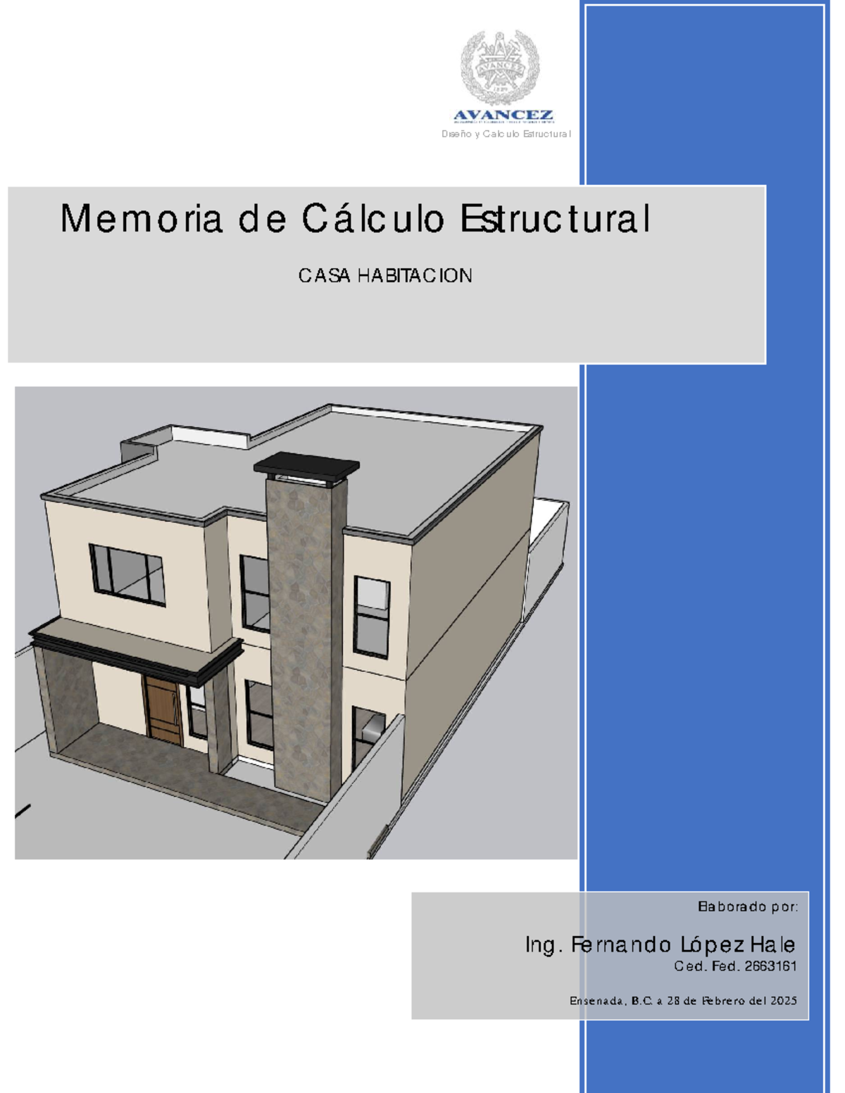 Memoria de Cálculo Estructural CASA 2C: Diseño y Análisis Completo ...