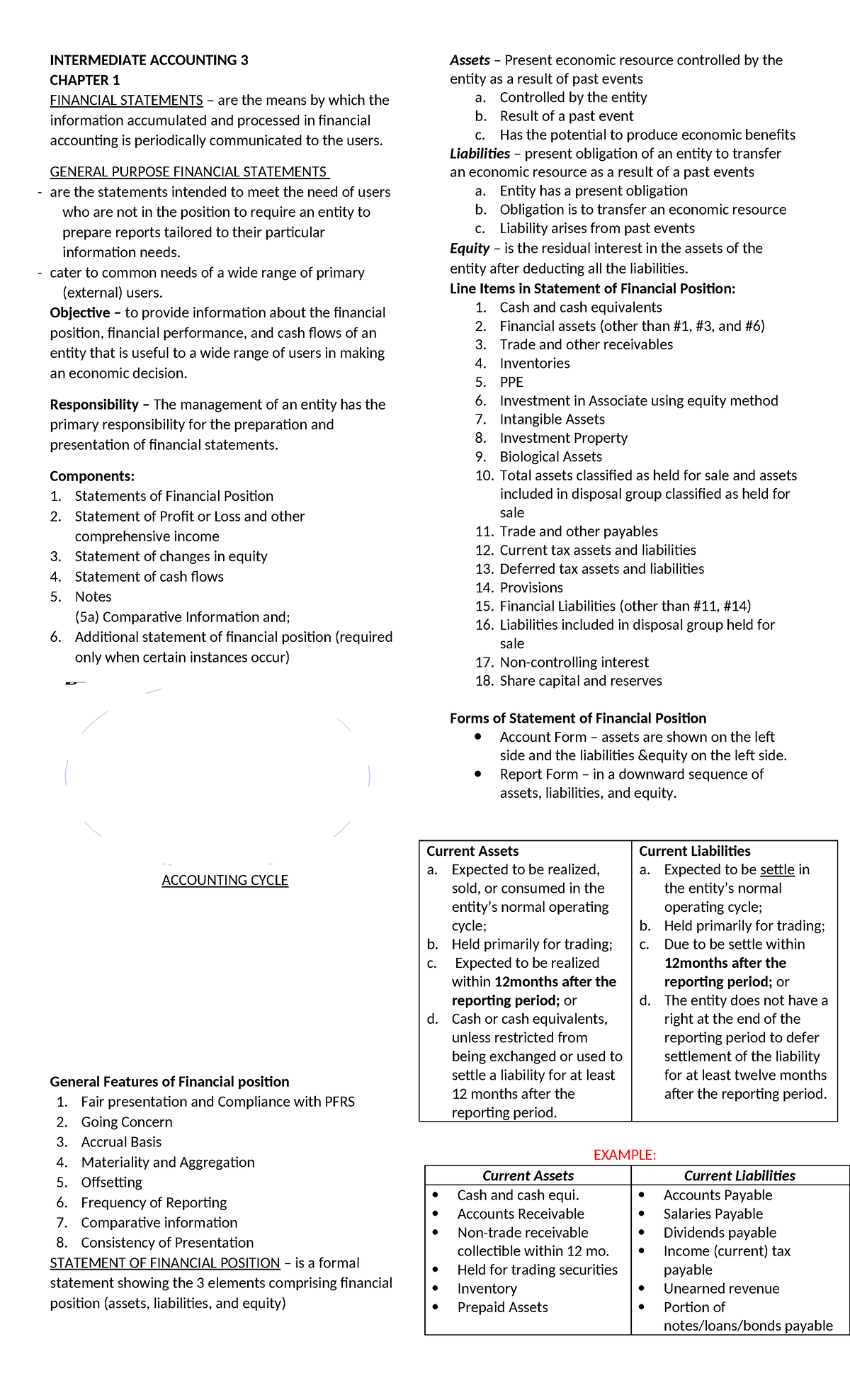 INTERMEDIATE ACCOUNTING 3: CHAPTERS 2 & 3 OVERVIEW - Studocu