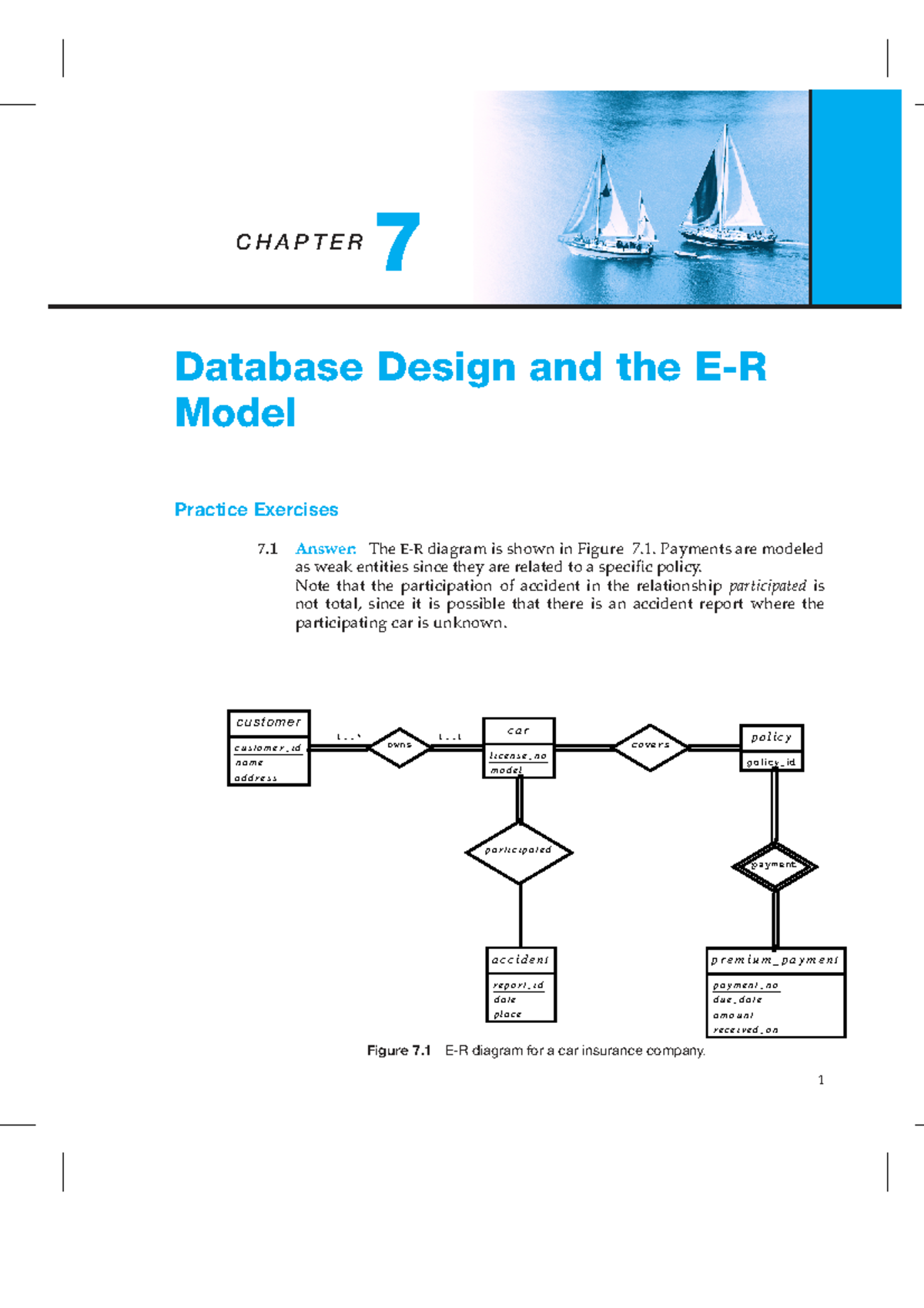 CHAPTER 7 Database Design: Practice Exercises & Answers - Studeersnel