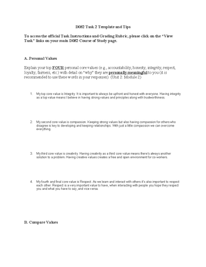 RRM3 D268 Task 2: Analyzing Conflict Management Behaviors - Studocu