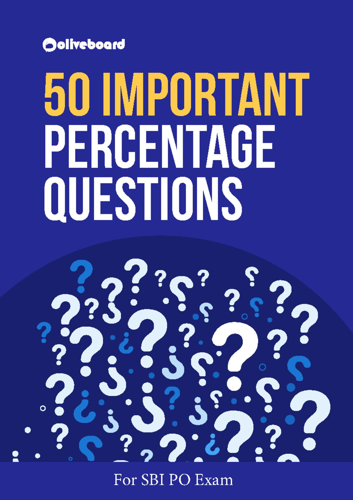SBI PO Exam: 50 Essential Percentage Practice Questions - Studocu